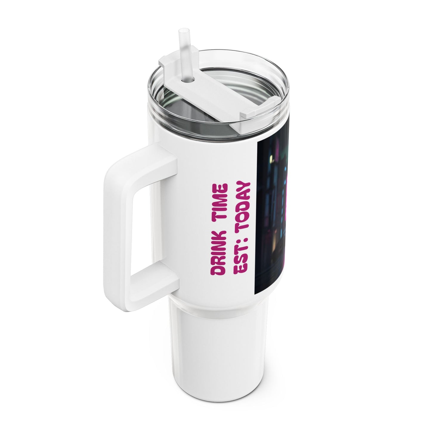 Travel Tumbler - Unique Very Cool Design - 40oz Insulated Mug