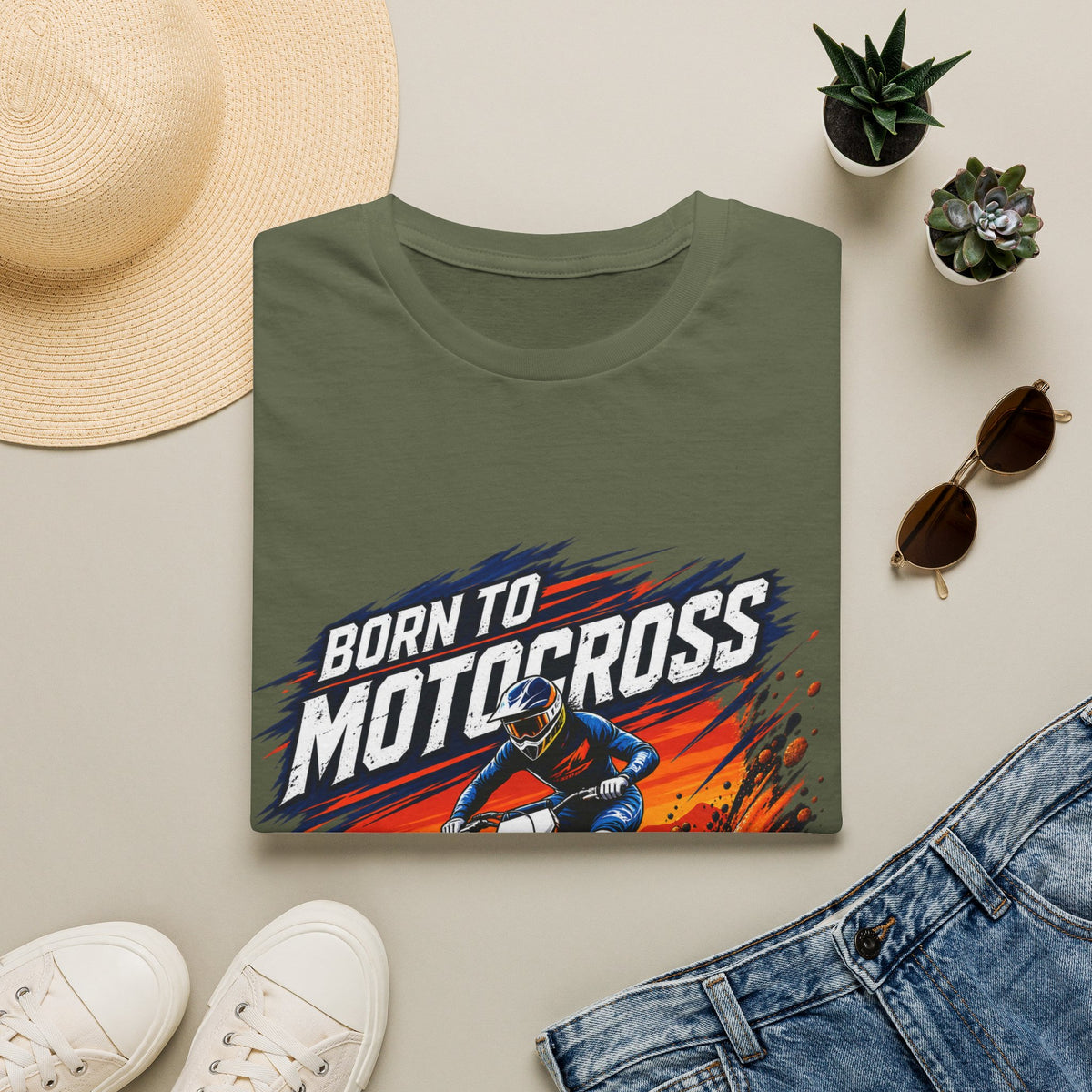 Born to Motocross Unisex Graphic Tee