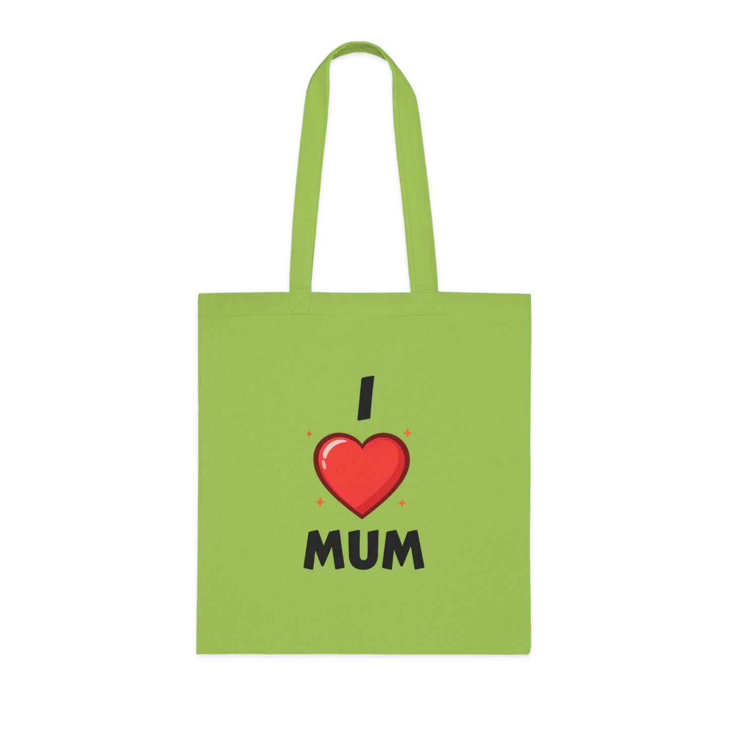 I Love Mum Tote Bag | Reusable Canvas Shopping Bag | Gift for Mum | Mother's Day Gift | Everyday Tote | Gifts & Lifestyle