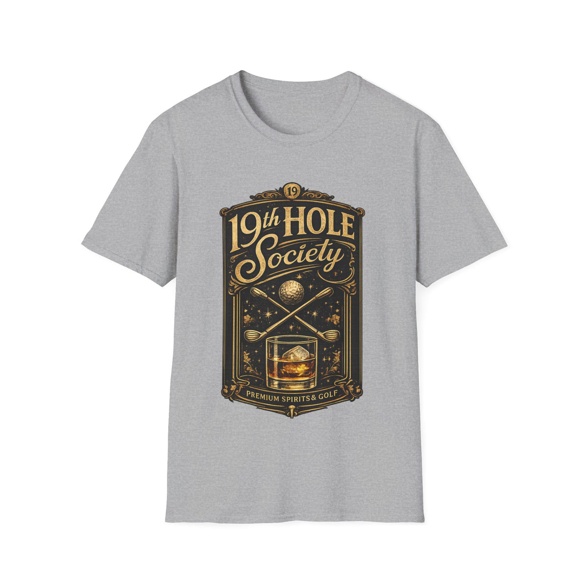 19th Hole Society Fine Spirits and Golf T-Shirt