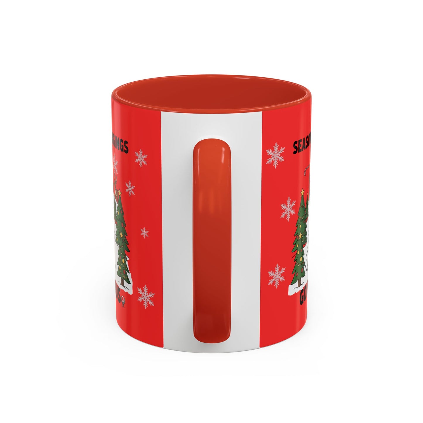Golf Claus Christmas Accent Mug – Season’s Swingings Golf Mug