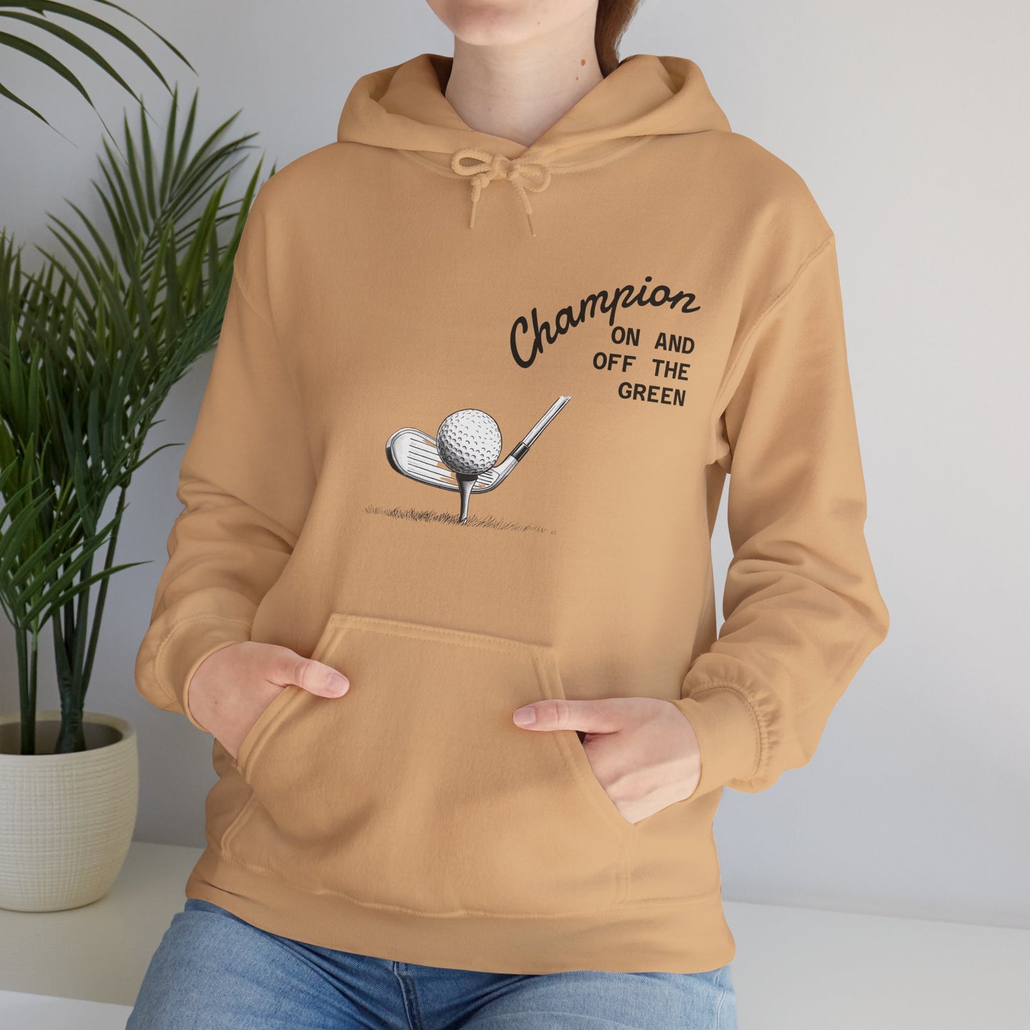 Golf Champion Hoodie, Unisex Golf Sweatshirt, Sports Gift for Him/Her, Casual Golf Apparel, Golf Lover Outfit