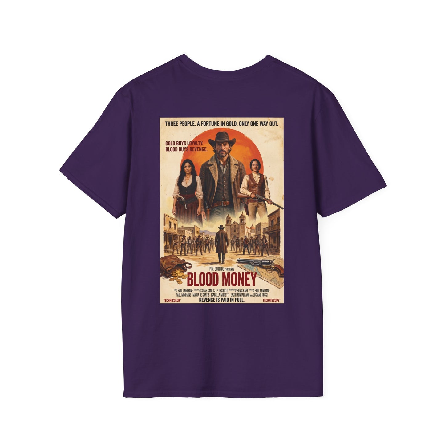 PM Pictures Blood Money T-Shirt – English Edition