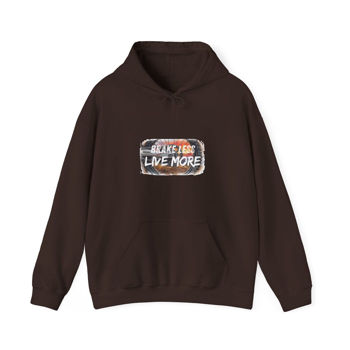 Brake Less Live More Hoodie — Motocross Graphic Pullover