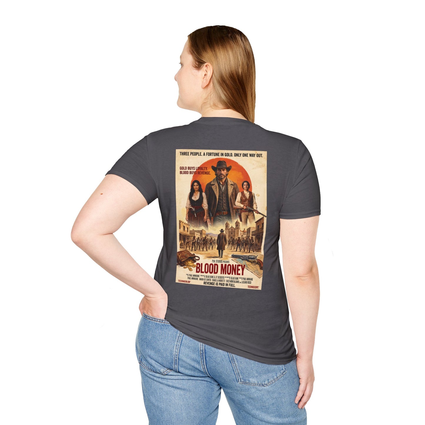 PM Pictures Blood Money T-Shirt – English Edition