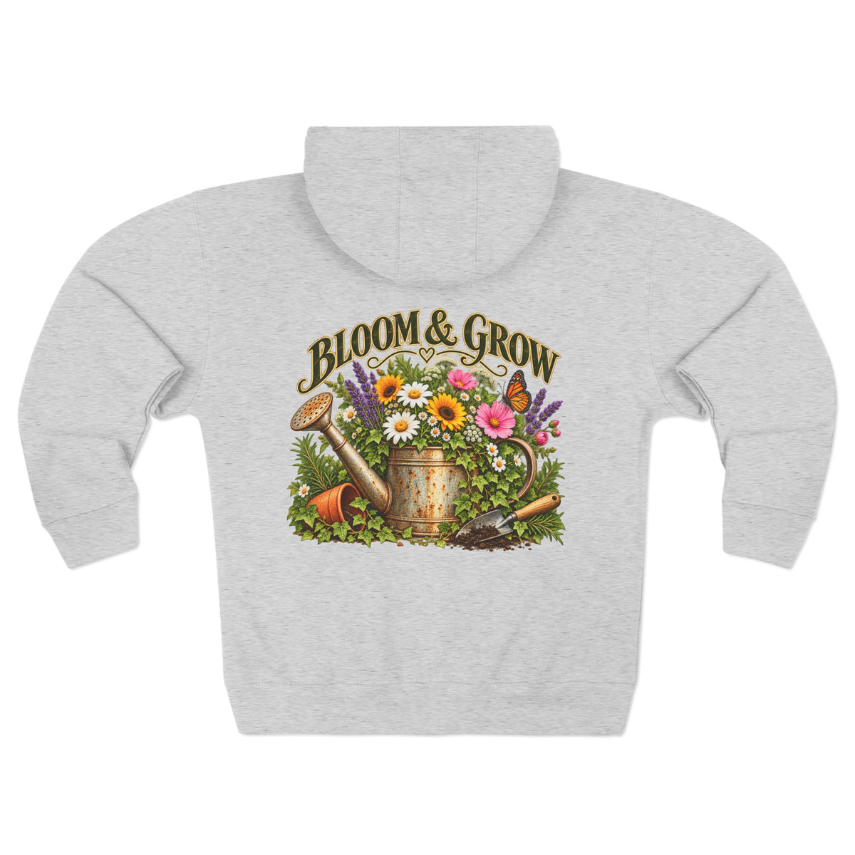 Bloom & Grow Vintage Garden – Zip Hoodie