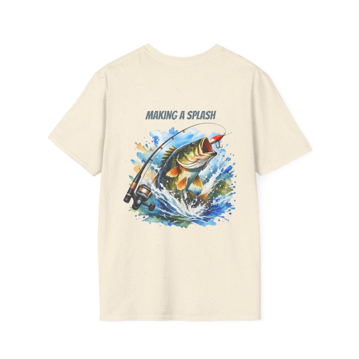 Angeln T-Shirt Macht Furore Fisch Grafik Tee
