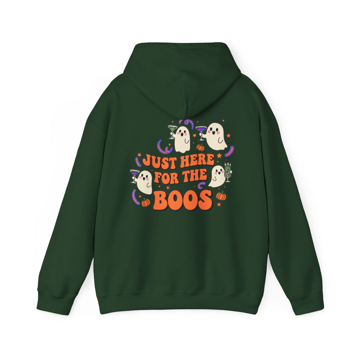 Just Here for the Boos Halloween Ghost Hoodie