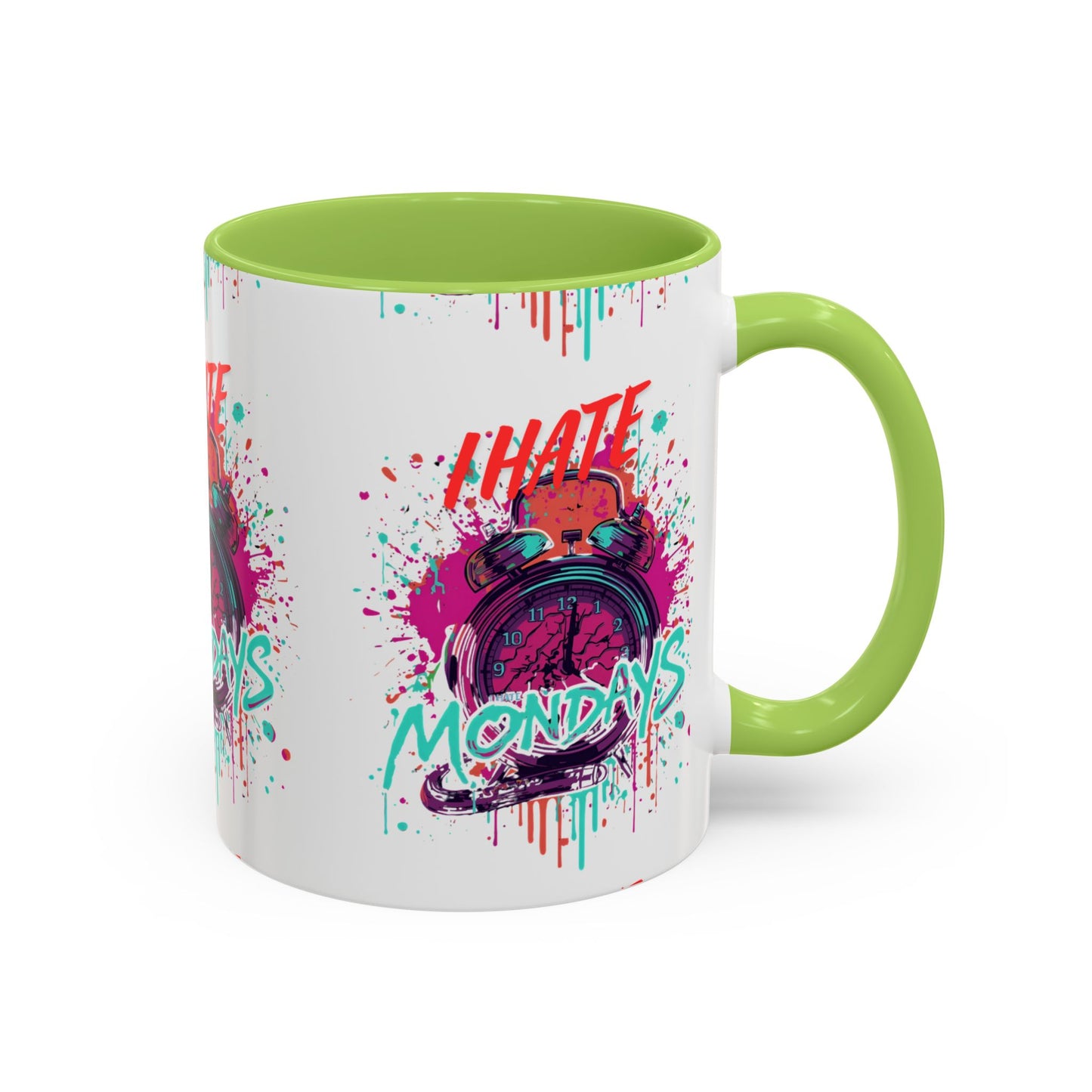 I Hate Mondays Accent Mug