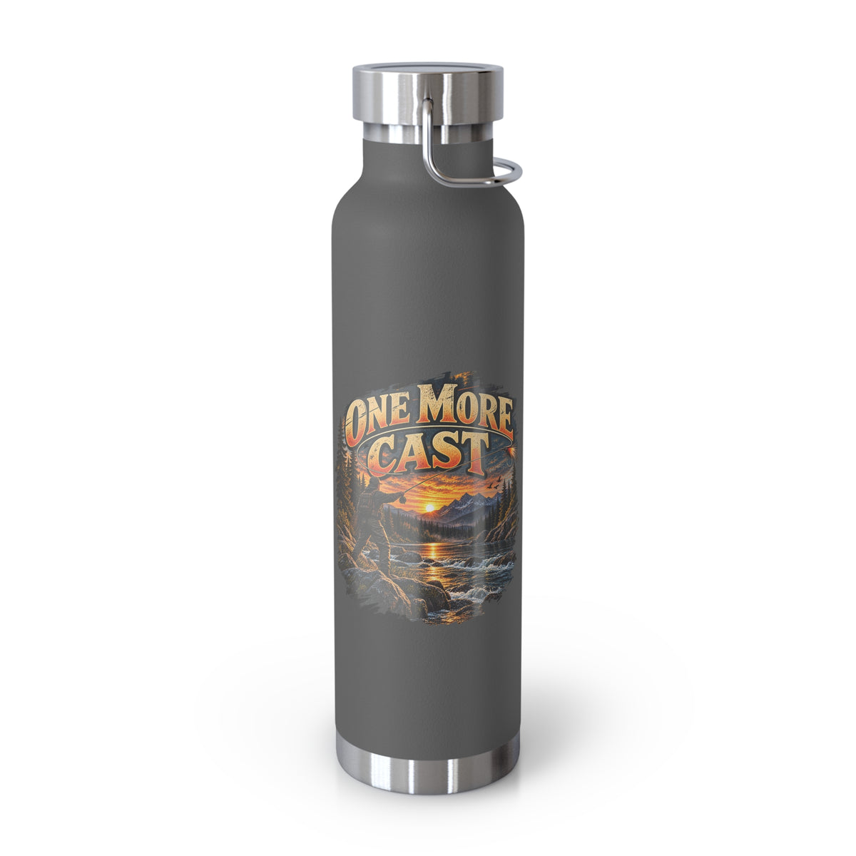 One More Cast Insulated Flask – Vintage Fishing Flask