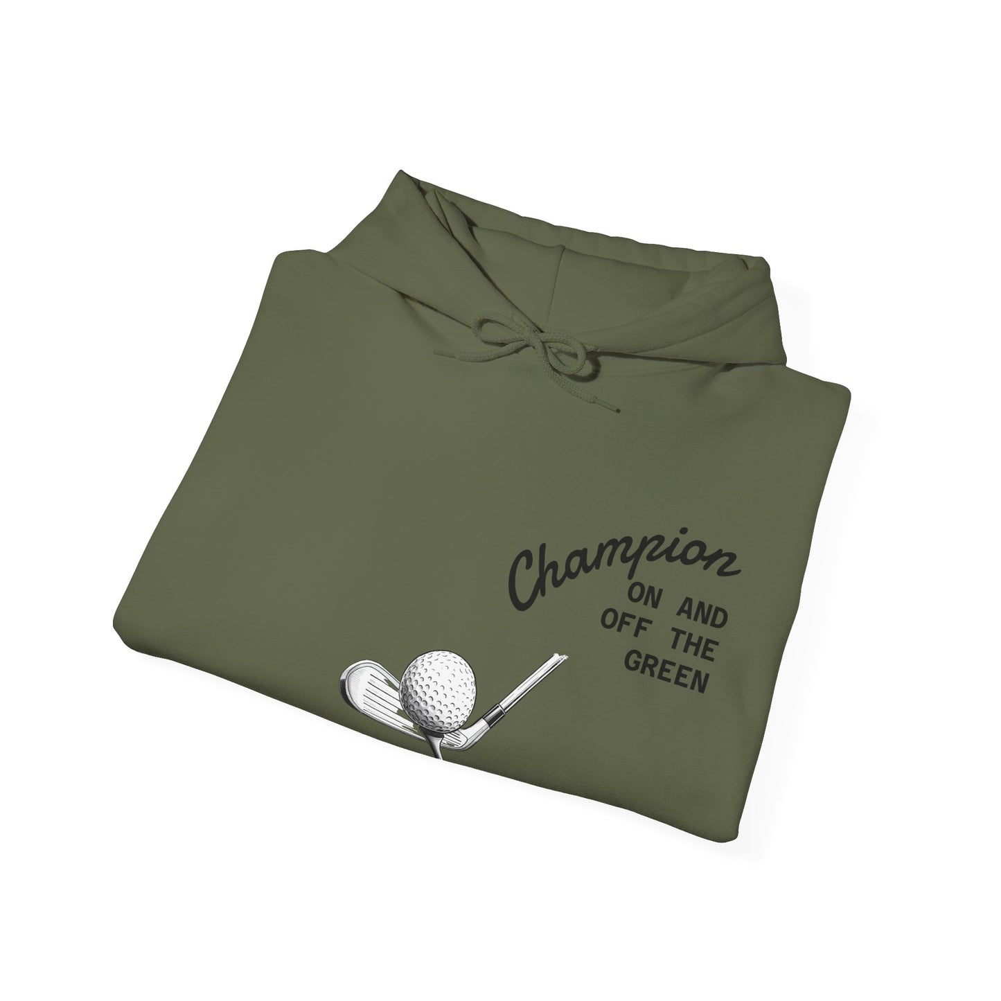Golf Champion Hoodie, Unisex Golf Sweatshirt, Sports Gift for Him/Her, Casual Golf Apparel, Golf Lover Outfit