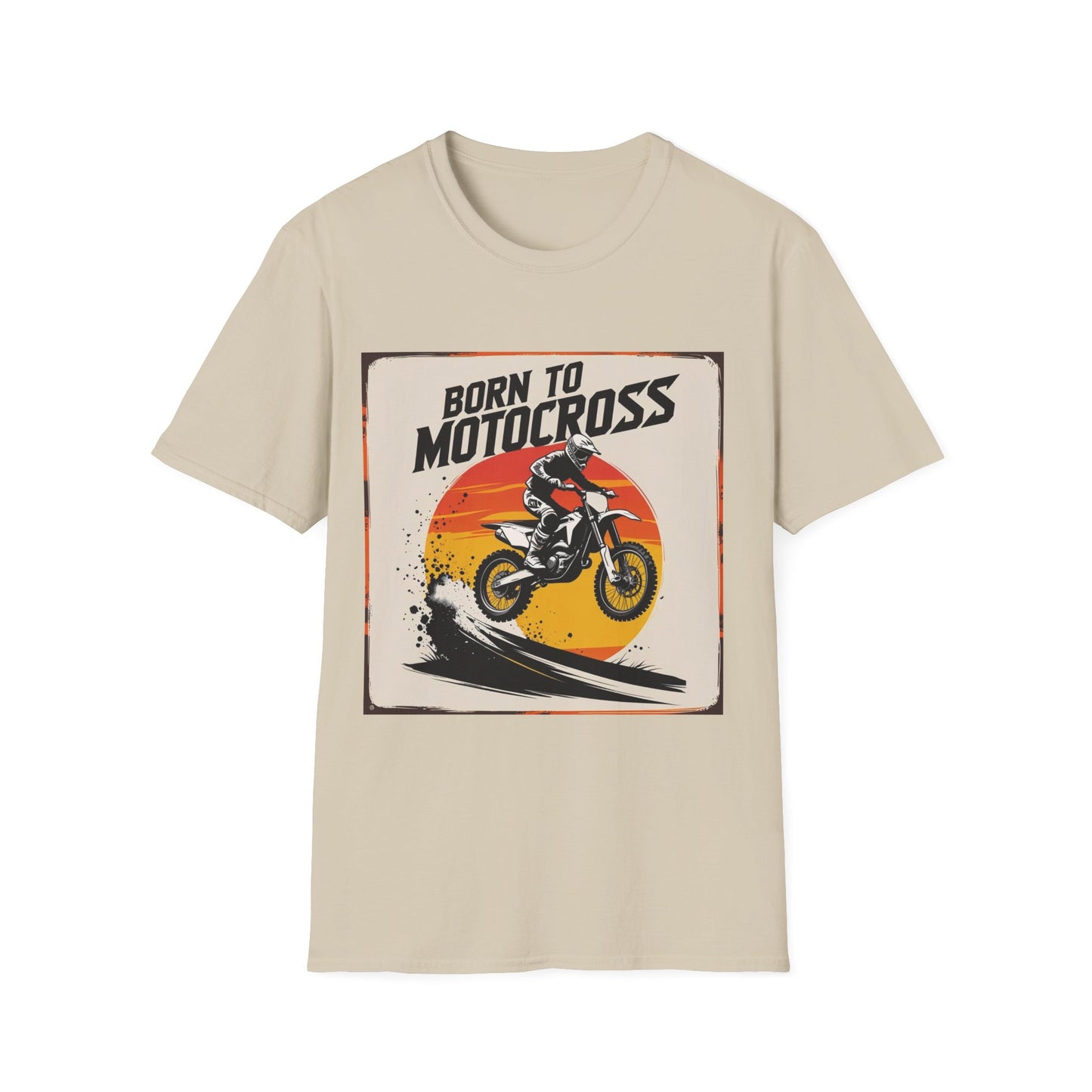 Born to Motocross Sunset Vintage T-shirt