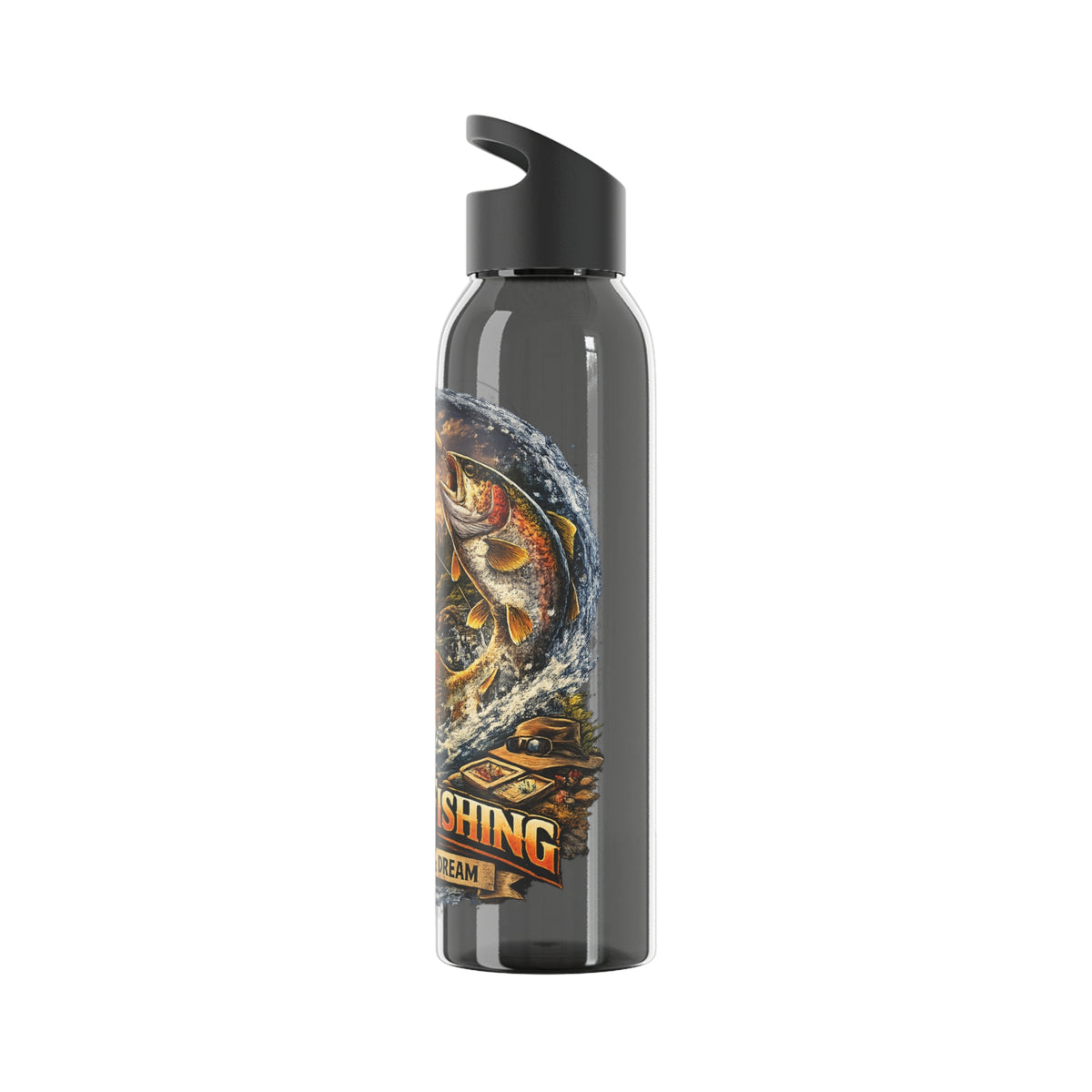 Gourde River Fishing Living the Dream – Bouteille de pêche pour pêcheur