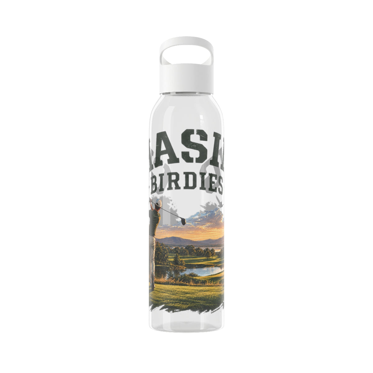 Chasing Birdies Golf Water Bottle – Full Wrap Golfer Design