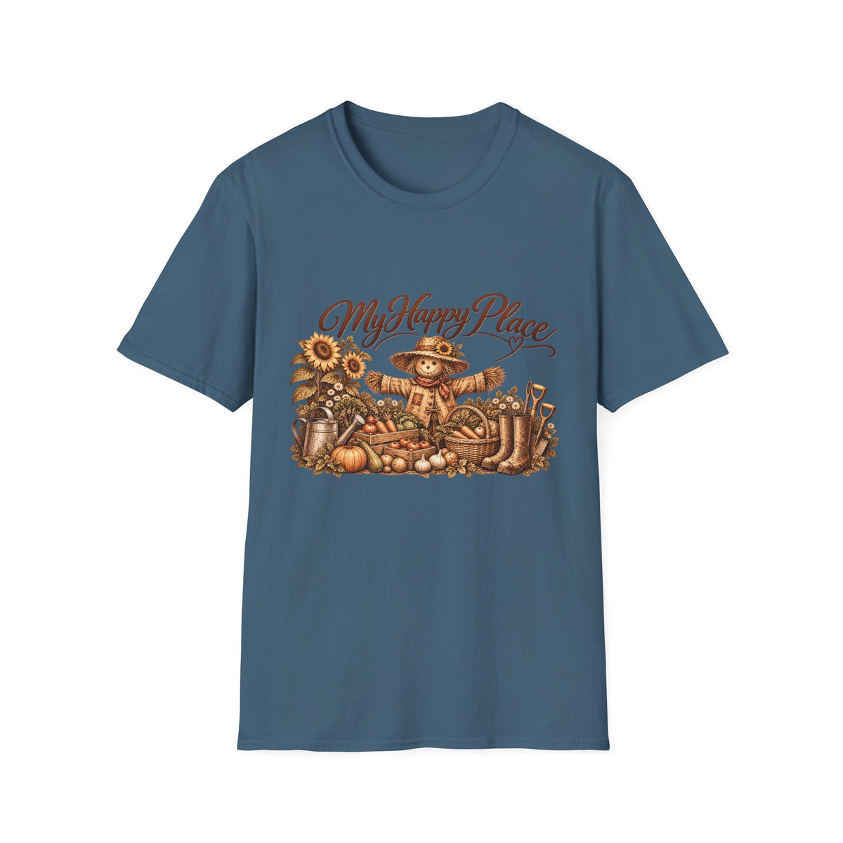 T-Shirt "Happy Place Gardening"