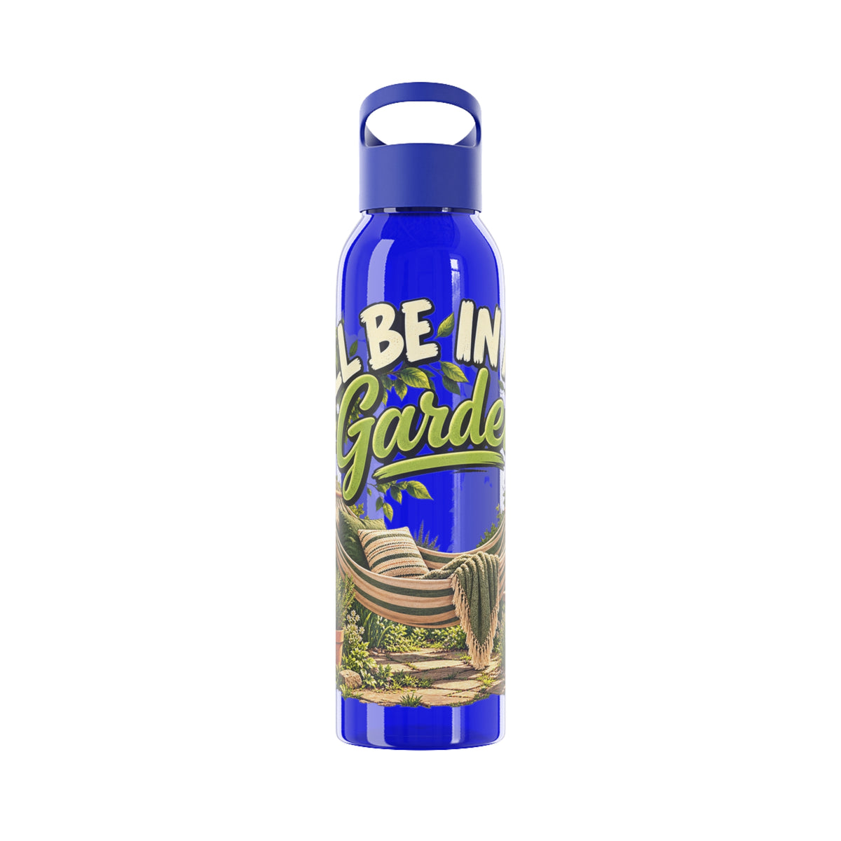 I'll Be In My Garden – Slimline Water Bottle