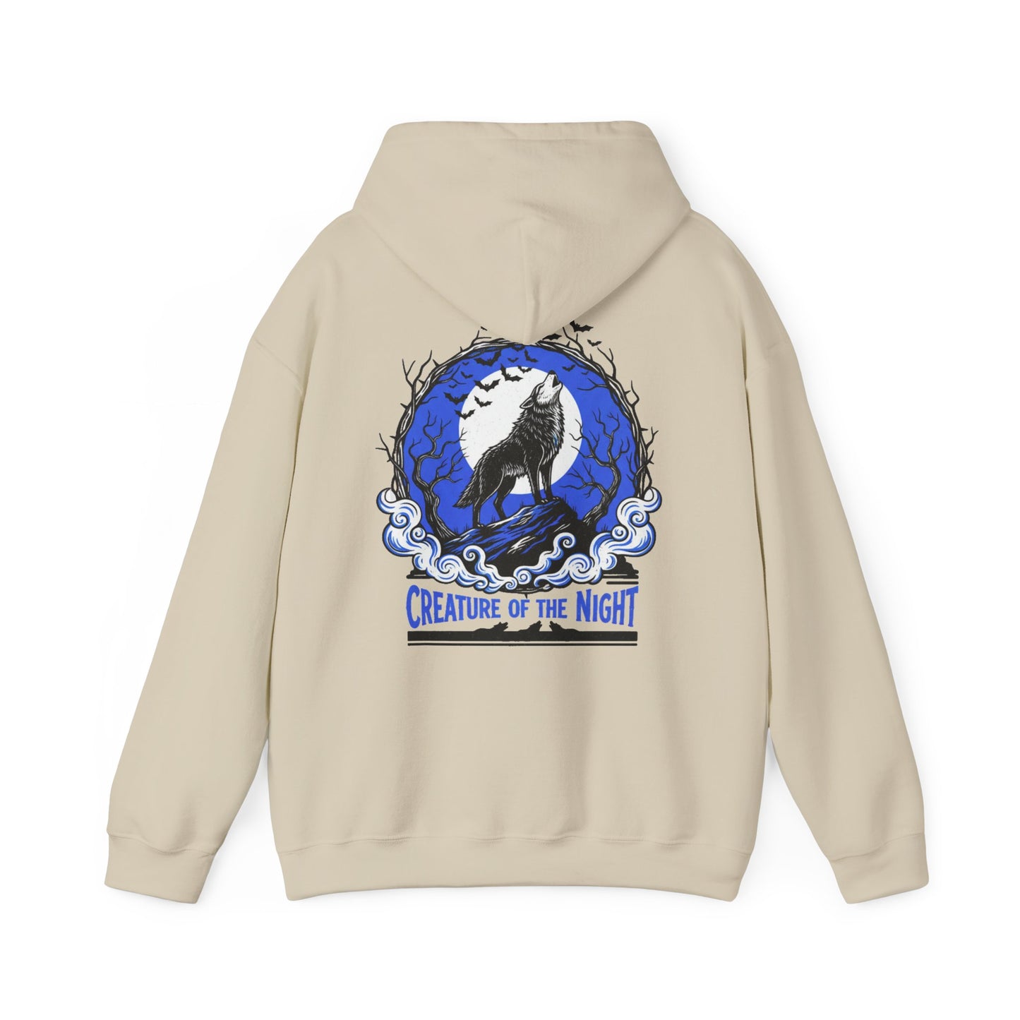 Creature of the Night Werewolf Hoodie – Halloween Back Print Hoodie
