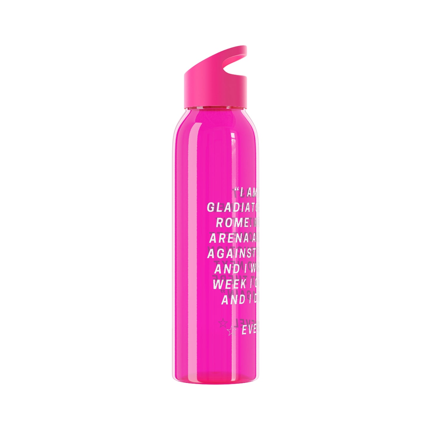 Evel Kneivel Legends Quote Water Bottle