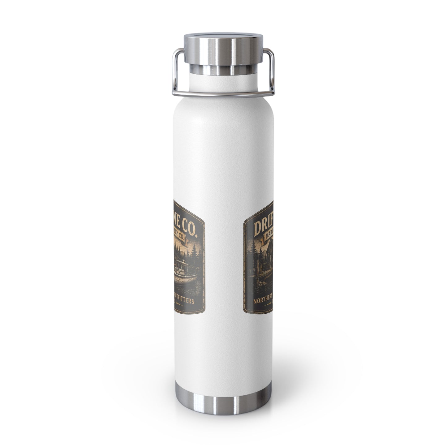 The Driftline Company Marina & Supply Co. Insulated Flask | Northern Water Outfitters Stainless Steel Water Bottle