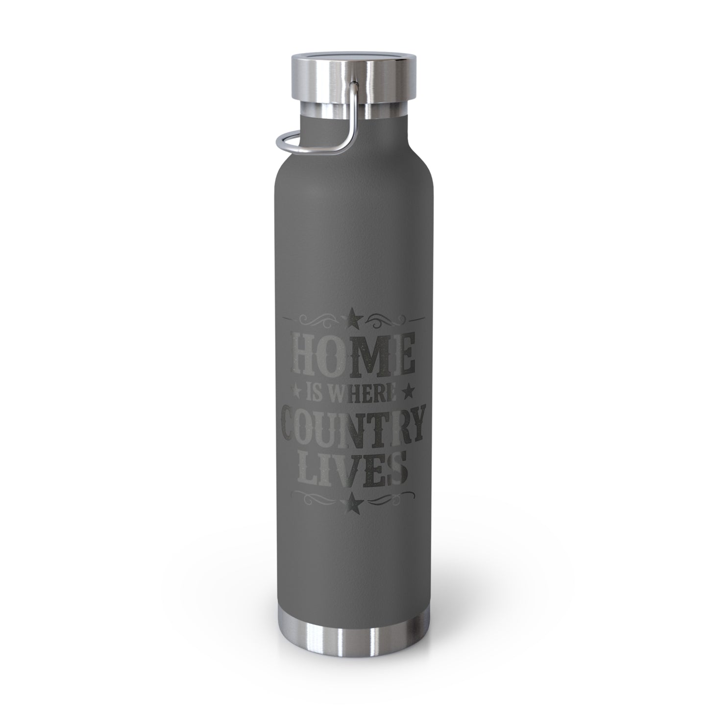 Home Is Where Country Lives Insulated Flask – 22oz Country Water Bottle