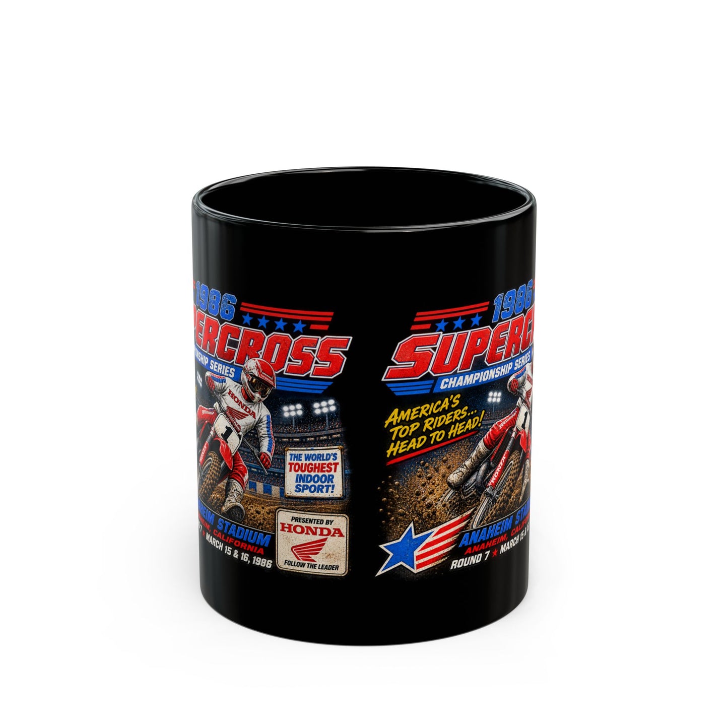 Supercross 1988 Racing Black Mug
