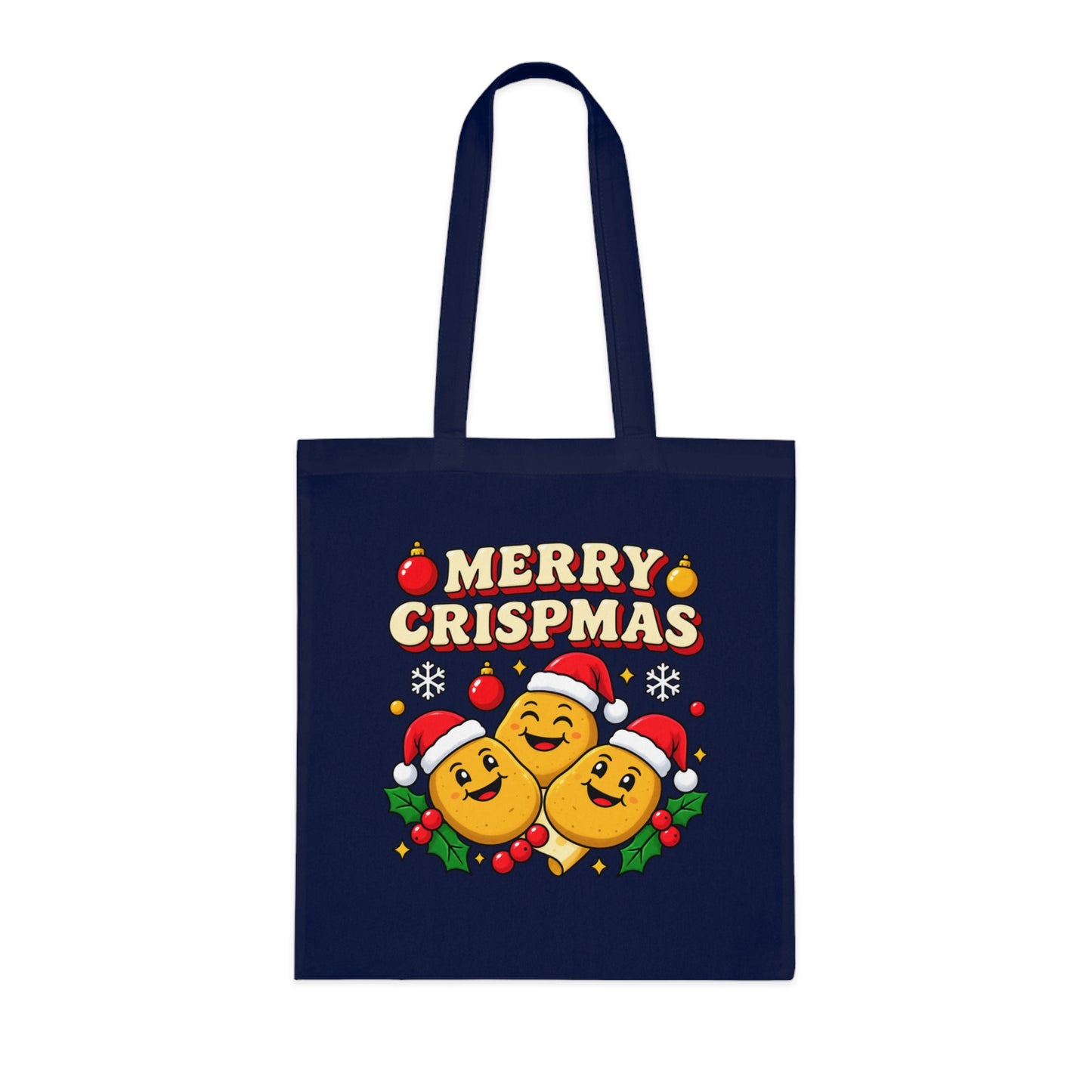Merry Crispmas Christmas Tote Bag – Funny Festive Shopper