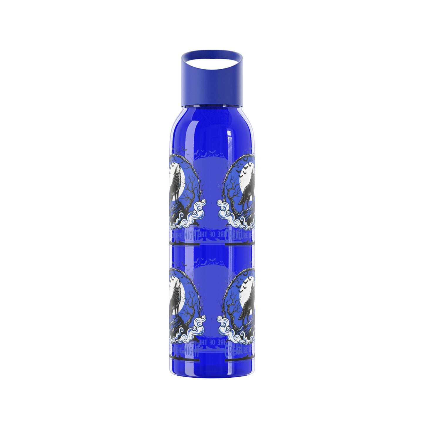 Creature of the Night Halloween Water Bottle – Werewolf Moon Design
