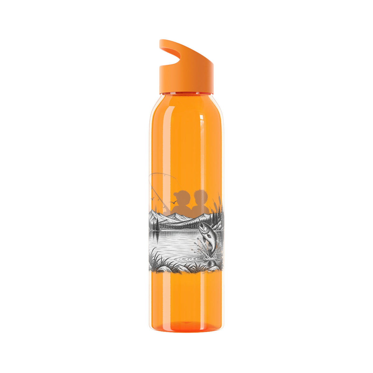 Fishing Friends Water Bottle – Illustrated Fishing Bottle