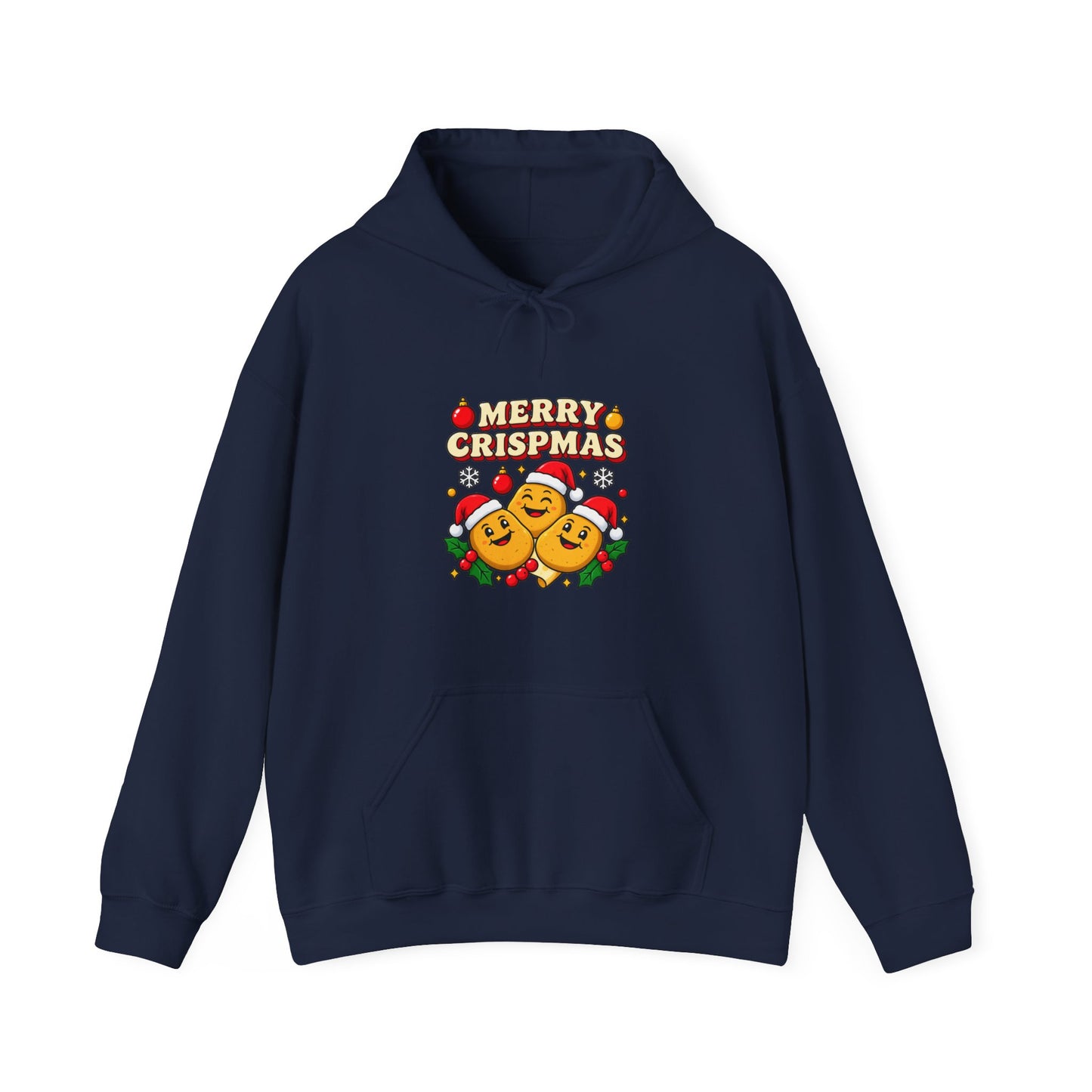 Merry Crispmas Christmas Hoodie – Cosy Unisex Festive Hoodie