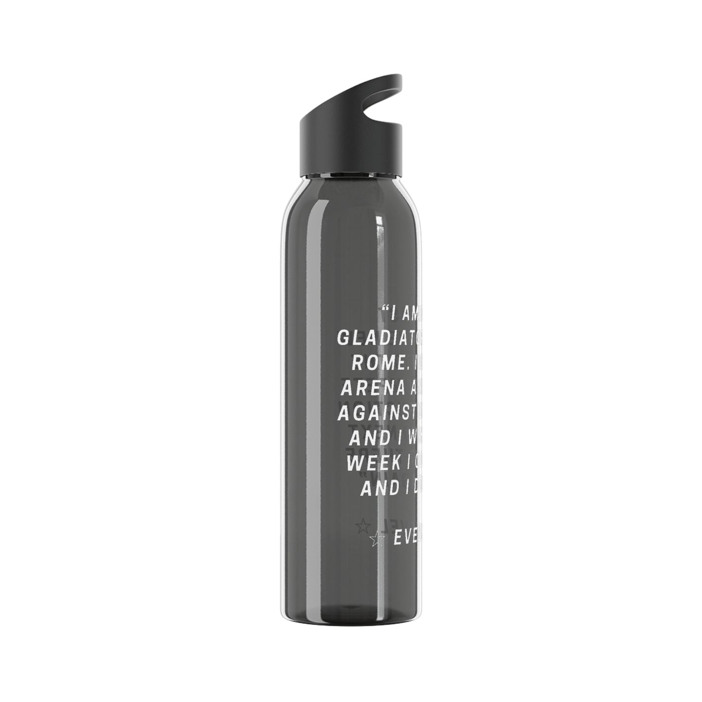Evel Kneivel Legends Quote Water Bottle