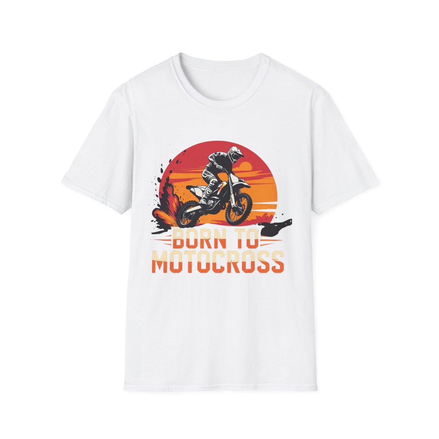 Born to Motocross Sunset T-Shirt - Dirt Bike Tee