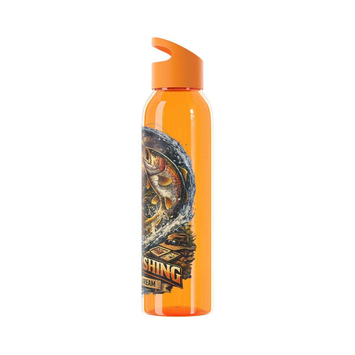 Gourde River Fishing Living the Dream – Bouteille de pêche pour pêcheur