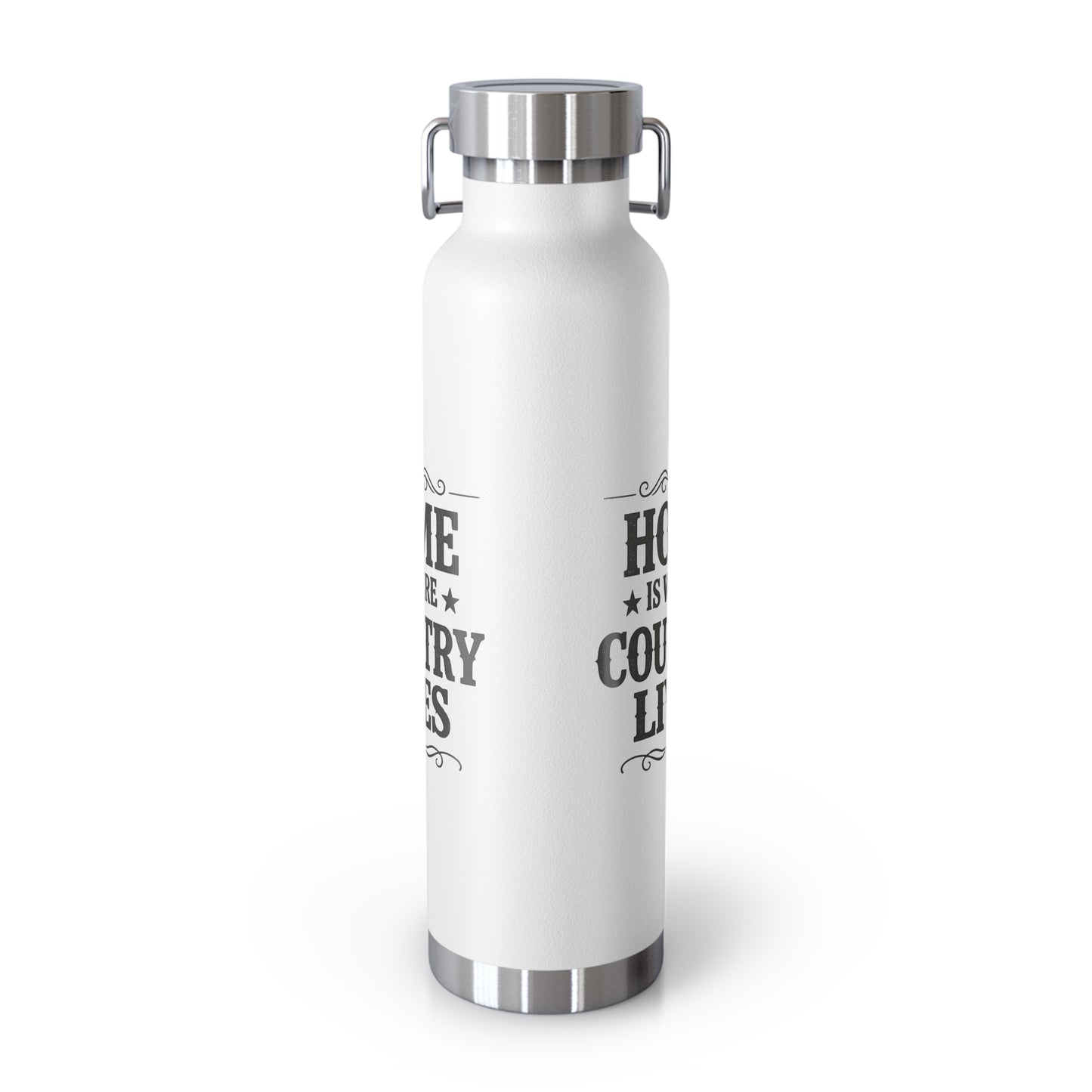 Home Is Where Country Lives Insulated Flask – 22oz Country Water Bottle