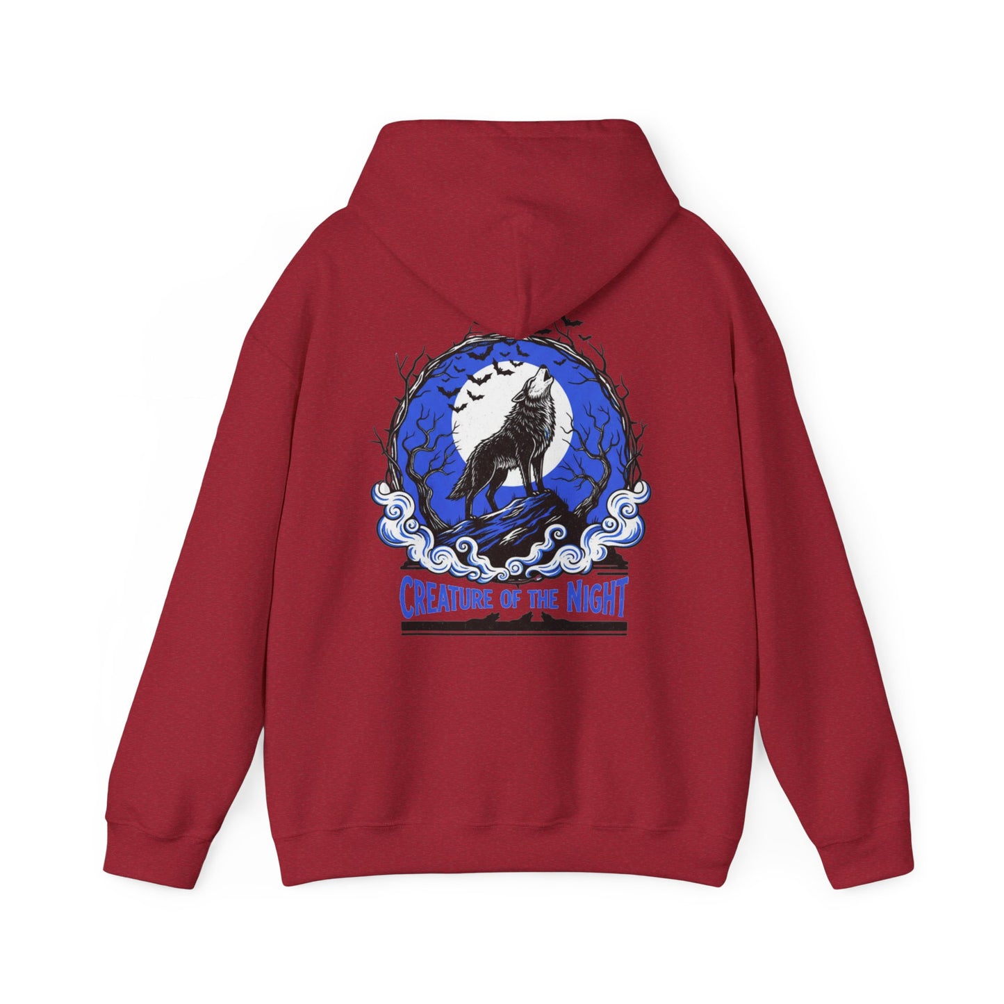 Creature of the Night Werewolf Hoodie – Halloween Back Print Hoodie
