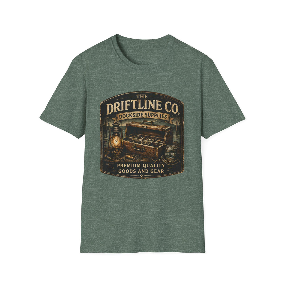 The Driftline Company – Dockside Supplies Indigo Blue T-Shirt