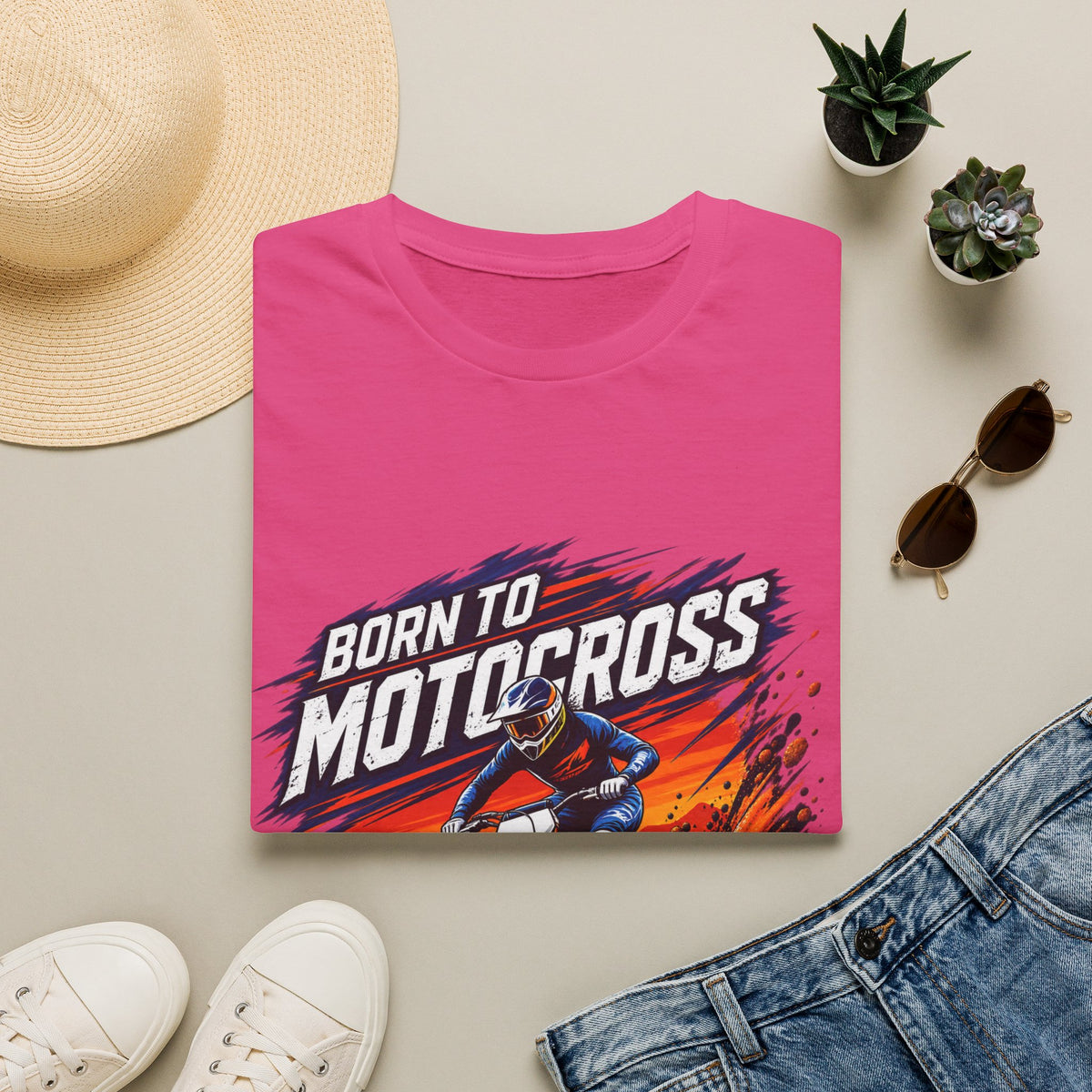 Born to Motocross Unisex Graphic Tee