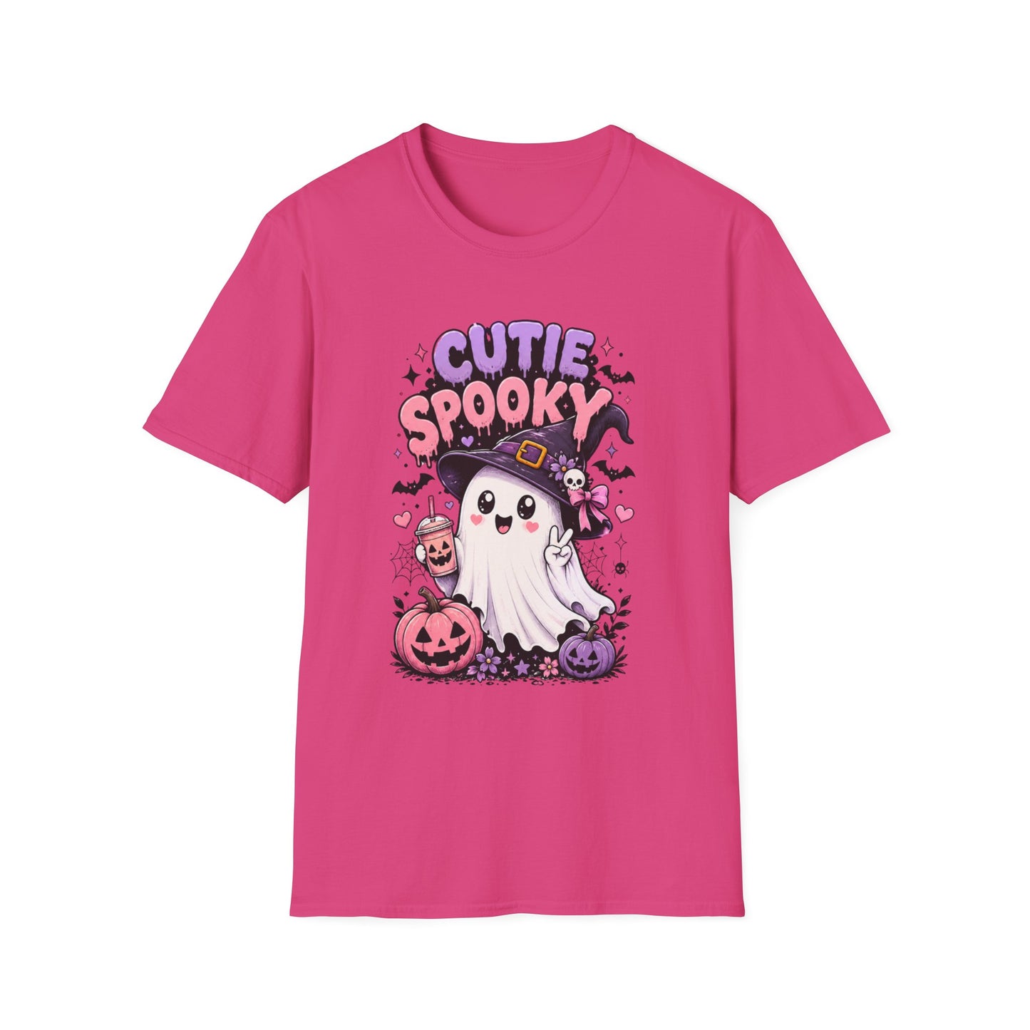Cutie Spooky Ghost Halloween T-Shirt – Cute Graphic Tee