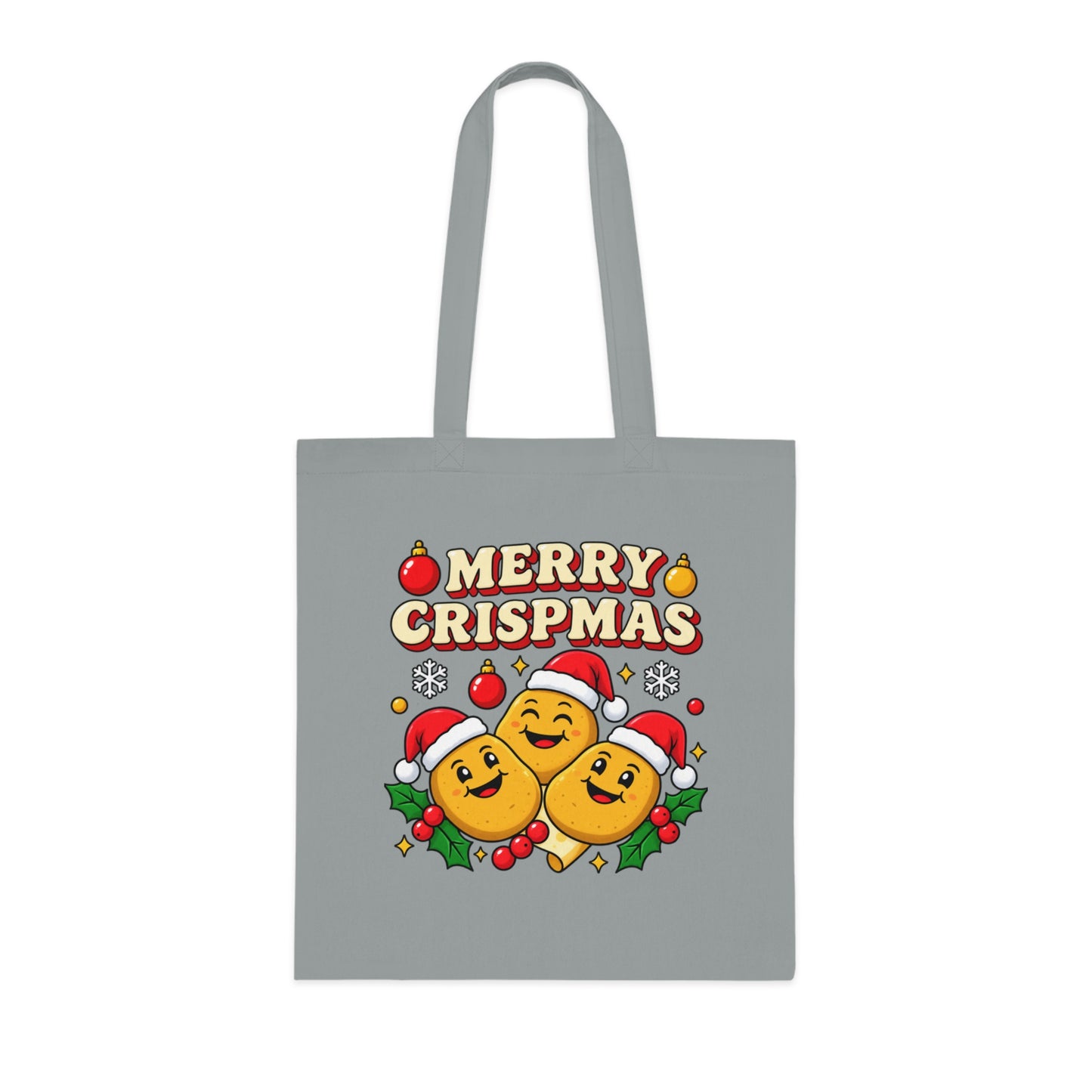 Merry Crispmas Christmas Tote Bag – Funny Festive Shopper