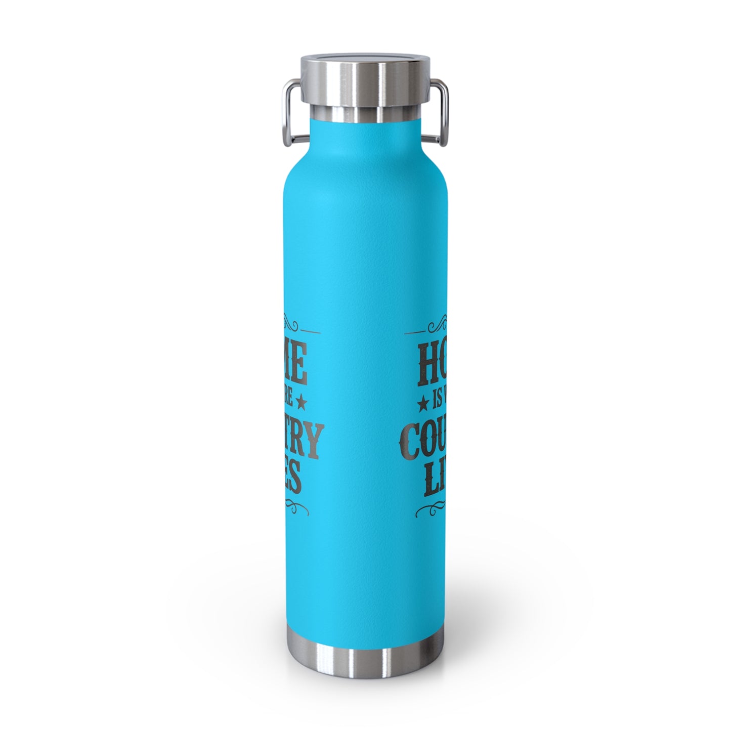 Home Is Where Country Lives Insulated Flask – 22oz Country Water Bottle