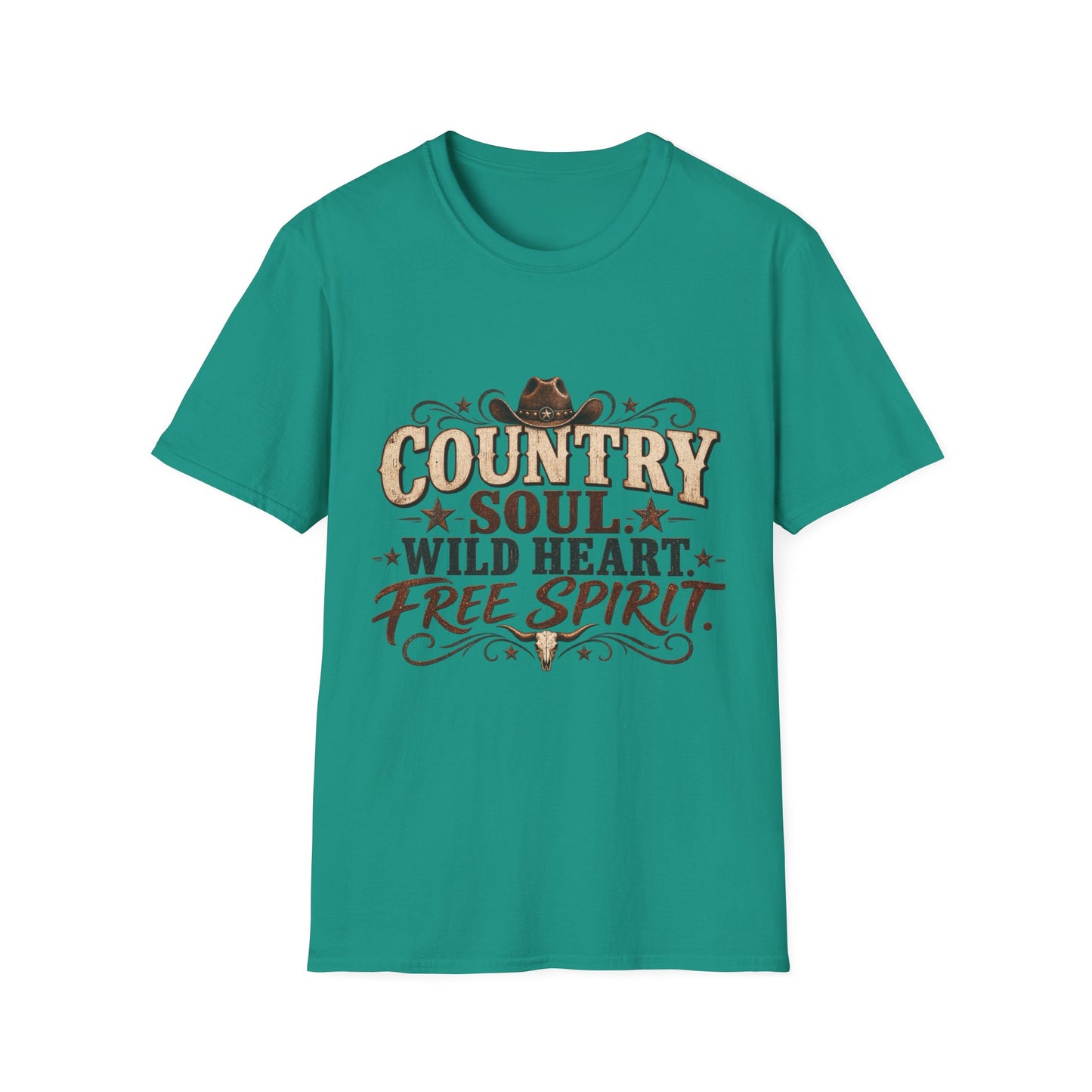 Country Soul Wild Heart Free Spirit T-Shirt – Western Country Tee