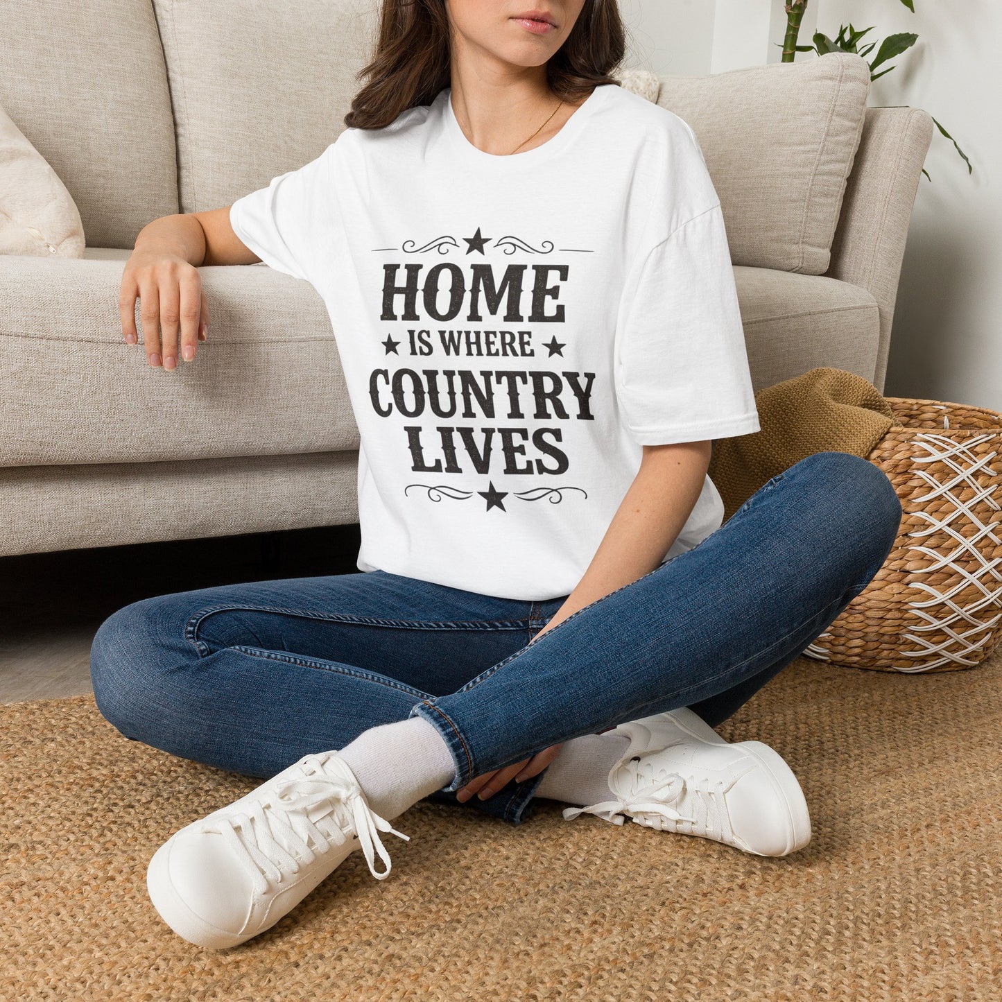 Home Is Where Country Lives T-Shirt – Country Style Tee
