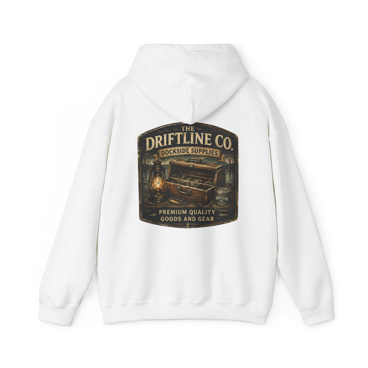 The Driftline Company – Dockside Supplies Indigo Blue Hoodie