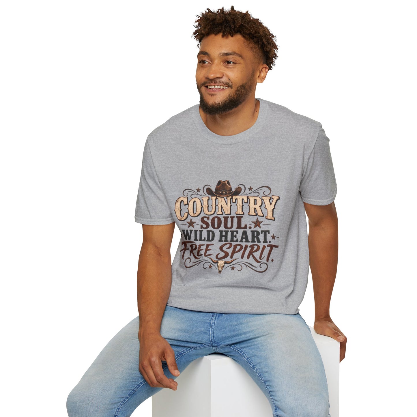 Country Soul Wild Heart Free Spirit T-Shirt – Western Country Tee