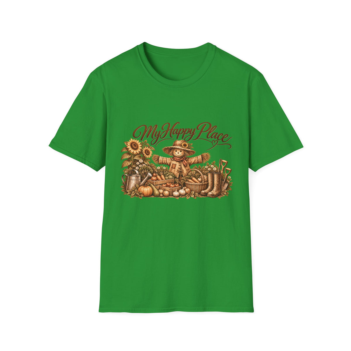 T-Shirt "Happy Place Gardening"