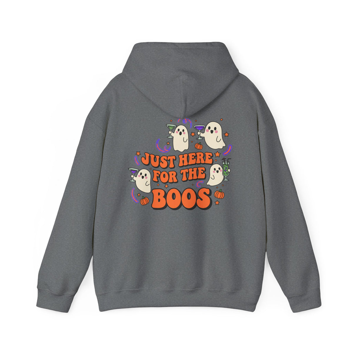 Just Here for the Boos Halloween Ghost Hoodie