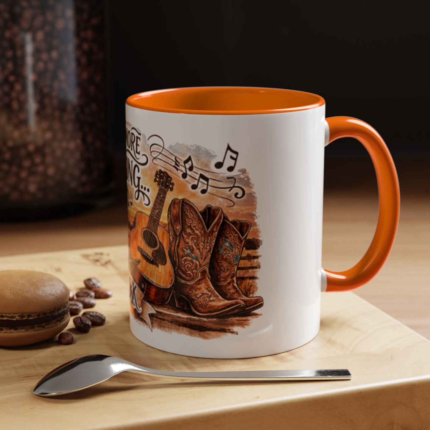 Mug à café country - Mug accent "Juste une autre chanson country" (325 ml)
