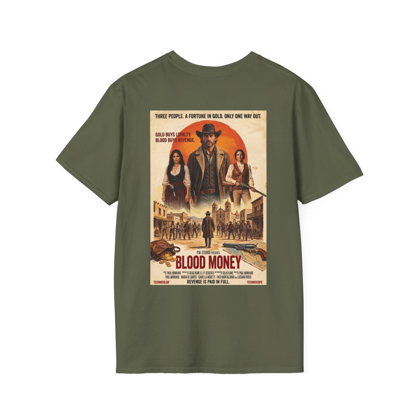 PM Pictures Blood Money T-Shirt – English Edition
