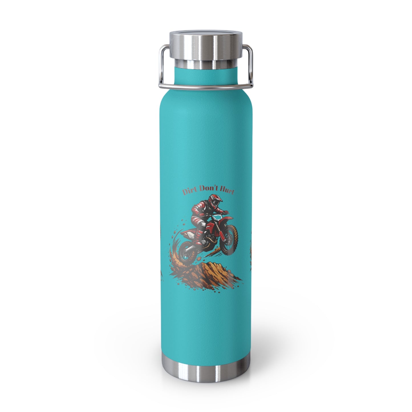 Dirt Don’t Hurt Moto Water Bottle — 22oz Insulated Stainless Steel