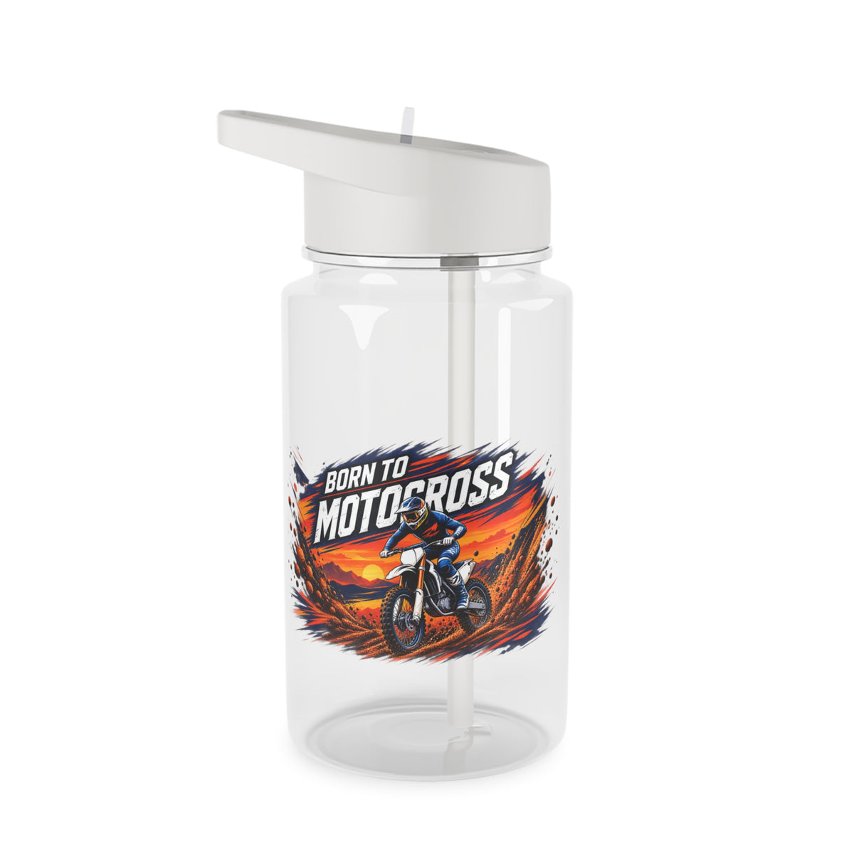 Born to Motocross Straw Water Bottle – Dirt Bike MX Bottle