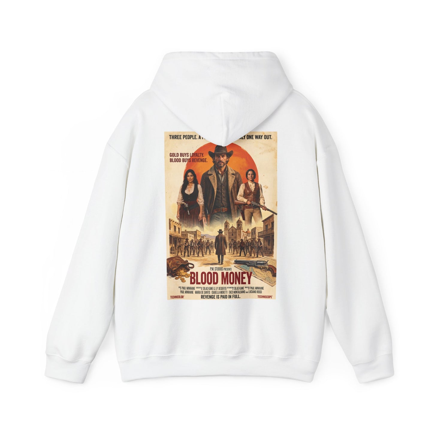 PM Pictures Blood Money Hoodie – English Edition